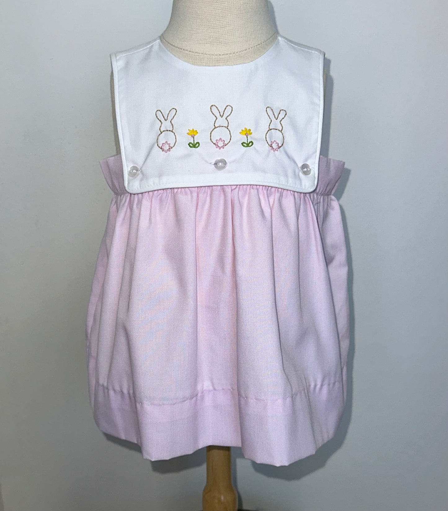 Bunny Button On Dress