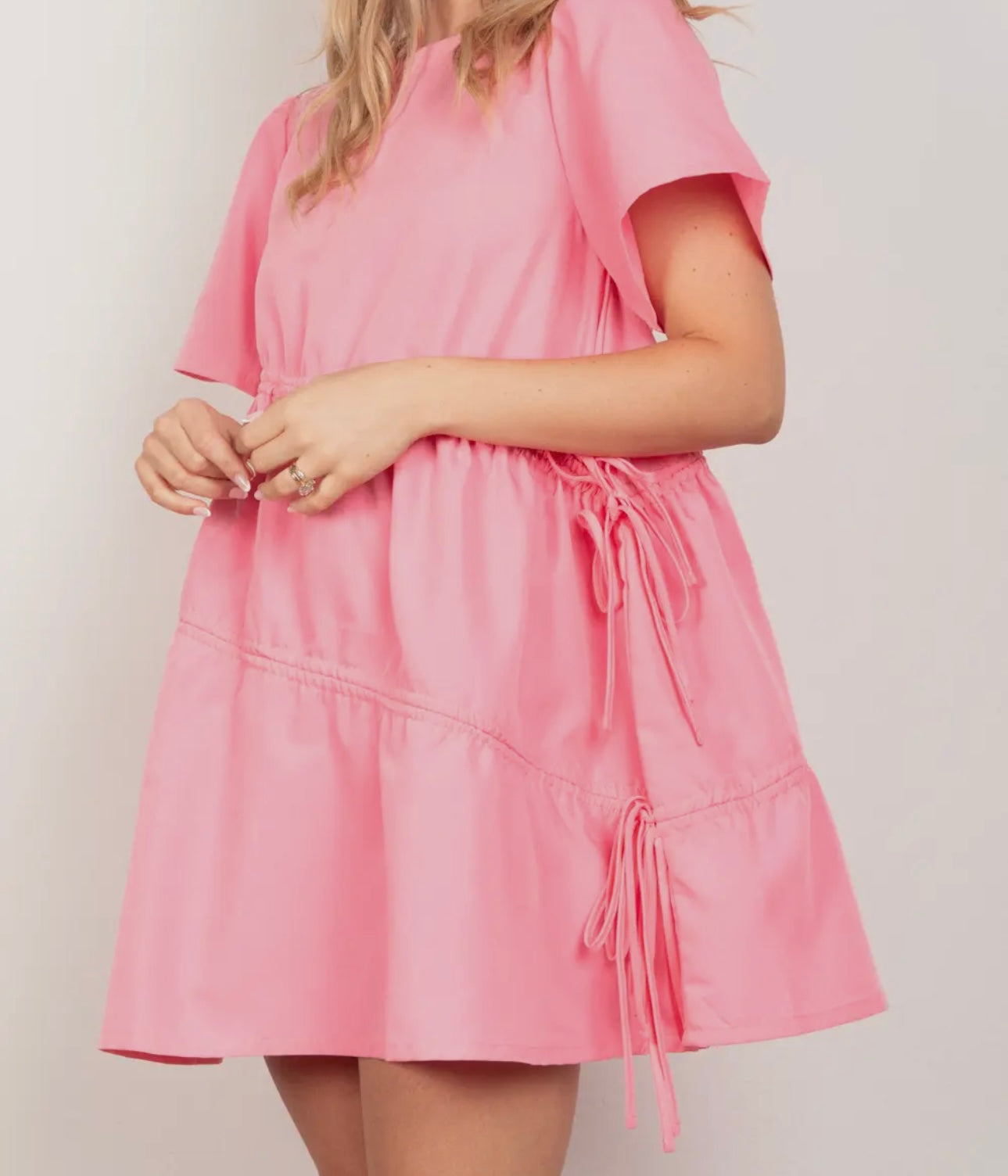 Diagonal Tunnel Mini Dress