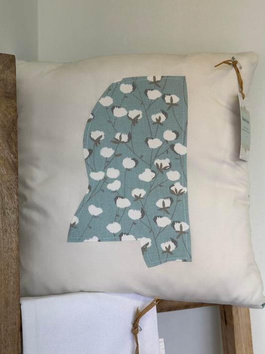 Mississippi Cotton Pillow