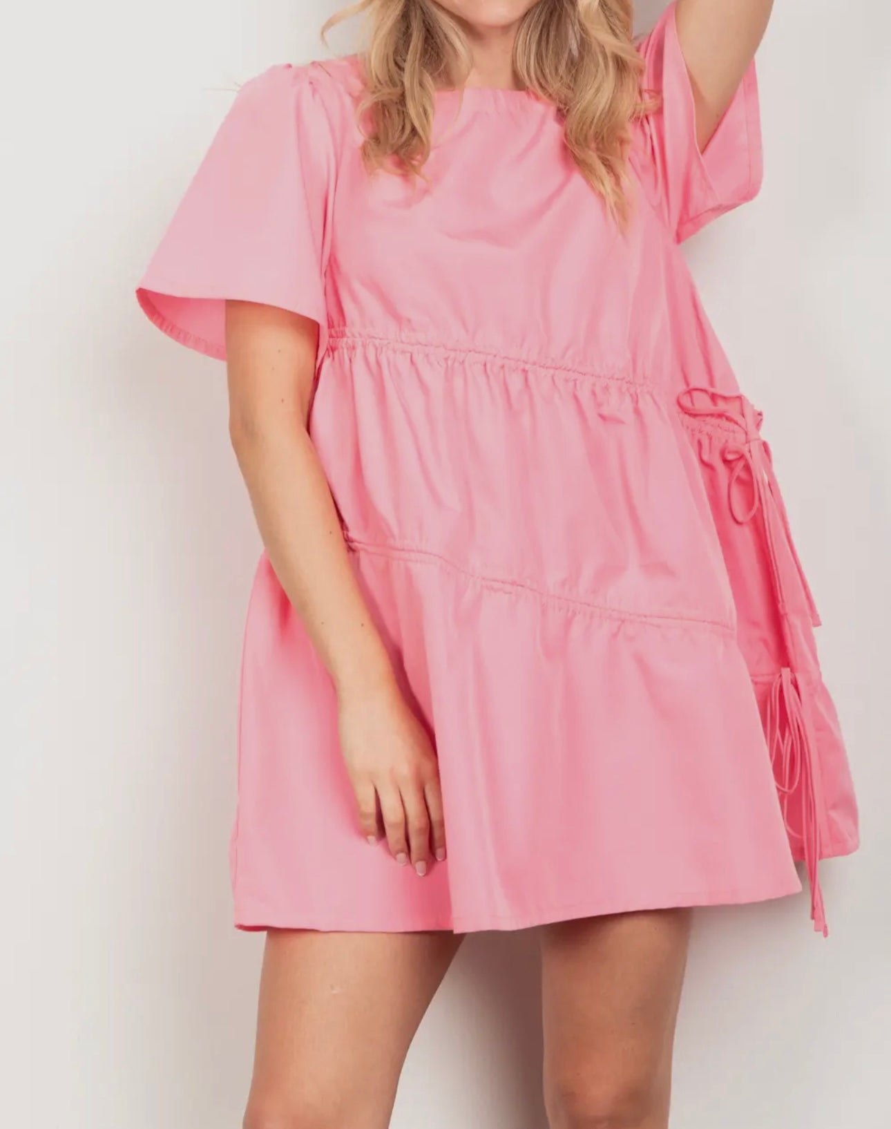 Diagonal Tunnel Mini Dress