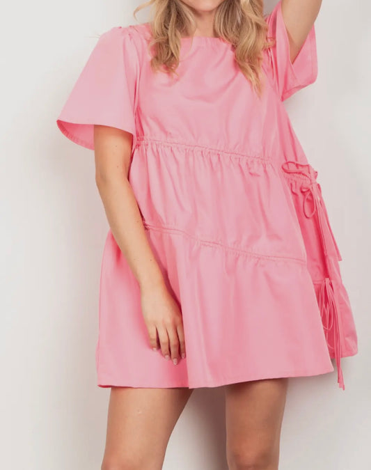 Diagonal Tunnel Mini Dress