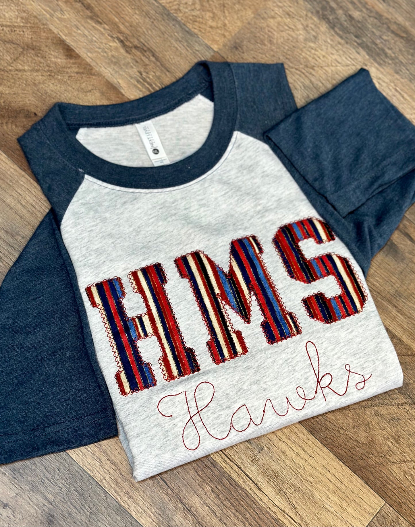 HMS Hawks Applique Raglan