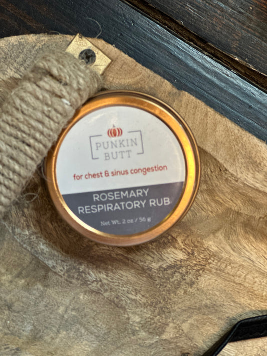 Punkin Butt Rosemary Respiratory Rub