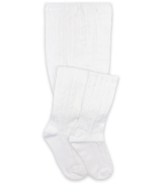 Jefferies Cable Tights (White)
