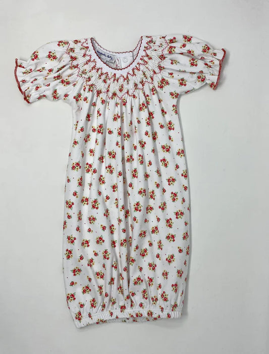 Holiday Annalise Red Smocked Gown